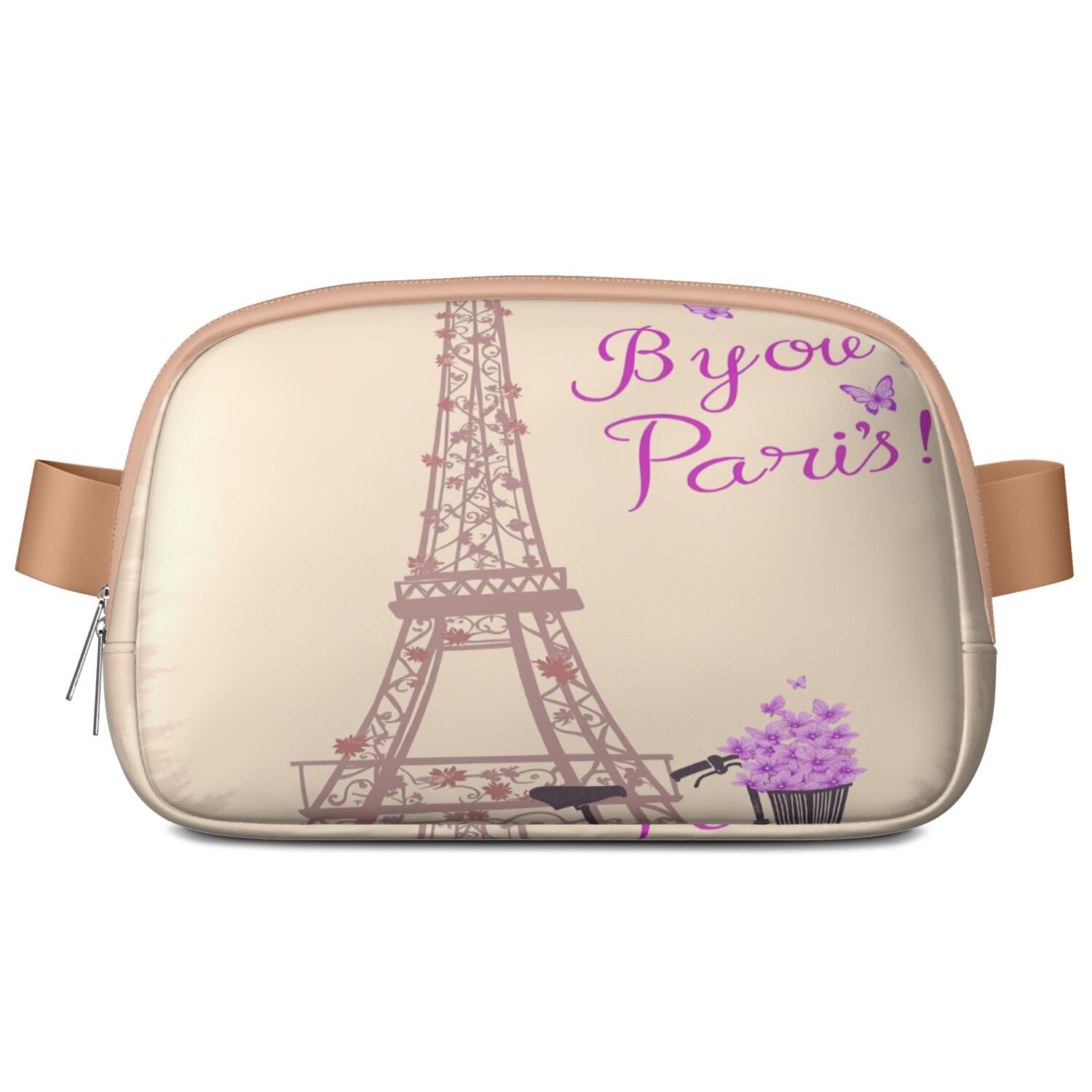 Cross Body Bag for Sports Enthusiasts Commuters HandsFree Running Belt for Jogging with Adjustable Strap for Outdoors Workout Traveling Paris Sporty Waist Pack