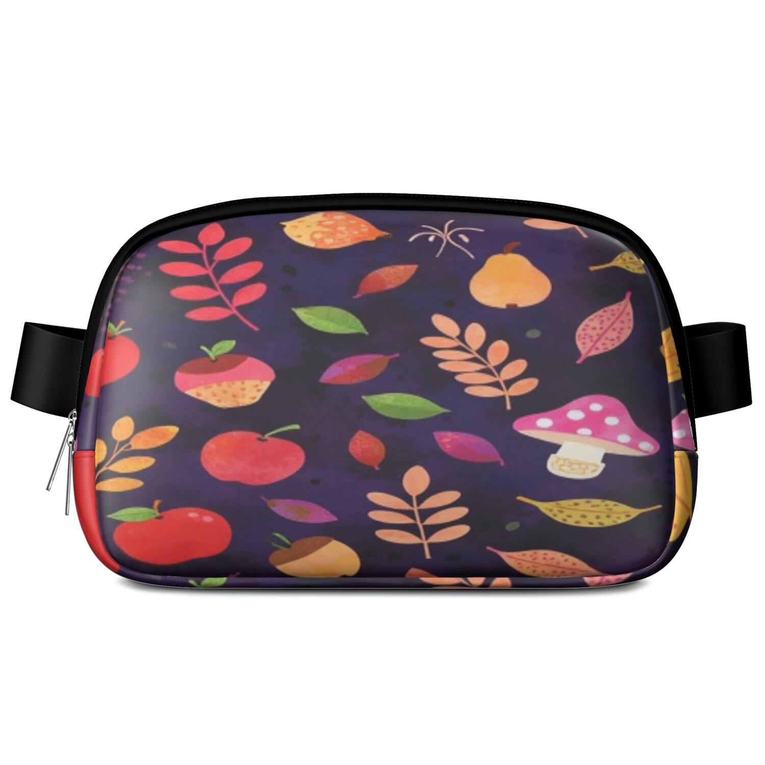 Cross Body Bag for Men&Women Fashionable Waterproof Fanny Pack with Adjustable Strap for Outdoors Workout Traveling Mushroom Sporty Waist Pack
