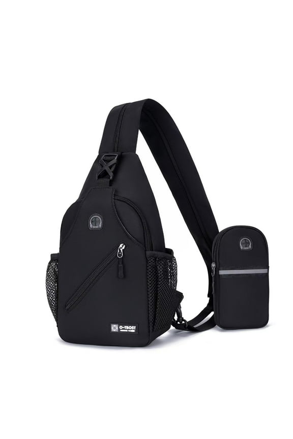 Cross Body Bags for Women & Men Waterproof Sling Backpack with Mini Phone Bag Personal Item Travel Bag Anti-Theft Daypack for Summer Travel Essentials Hiking