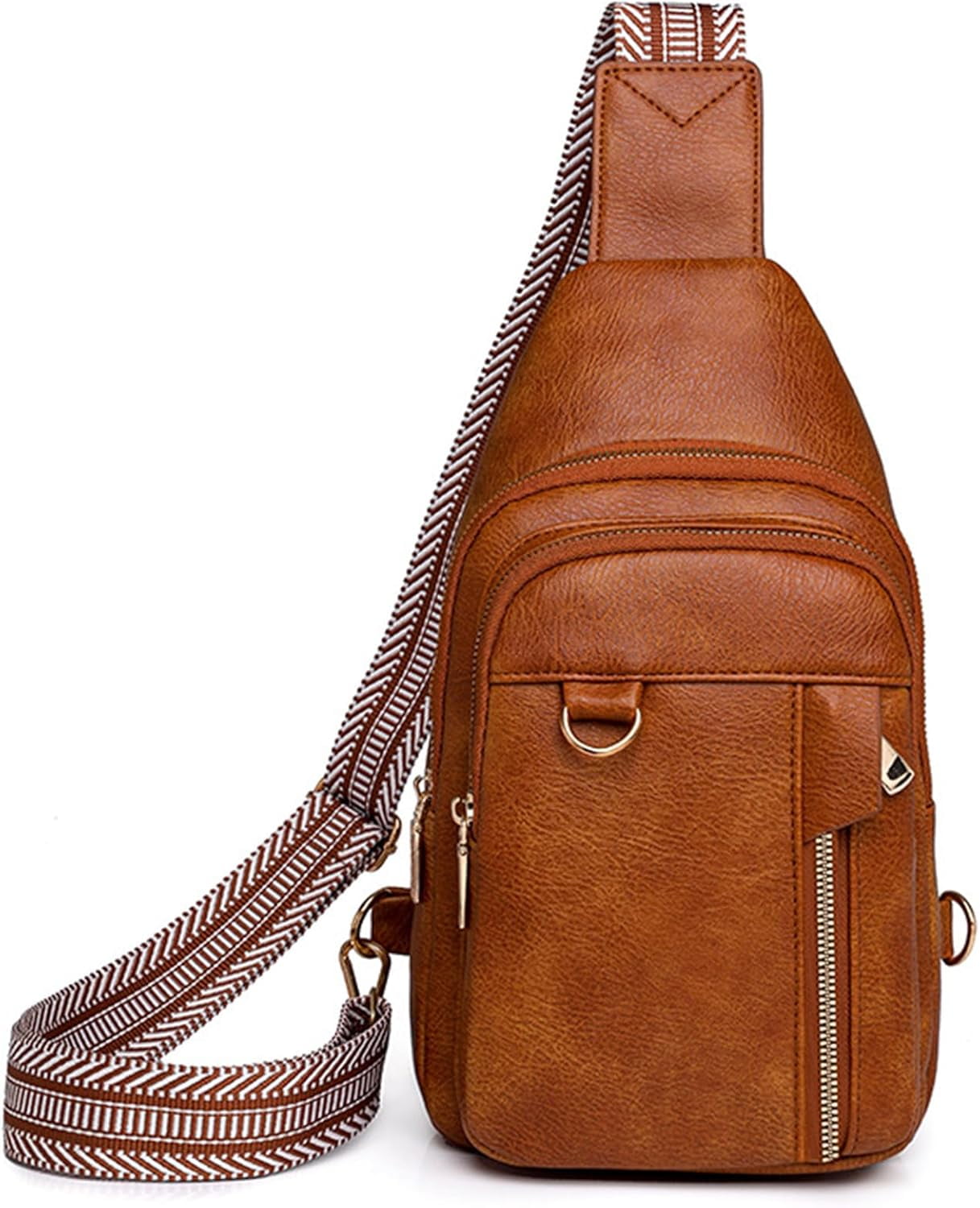 Cross Body Sling Bag For Women & Men - Adjustable Strap Chest Bag With Anti-Theft Pocket