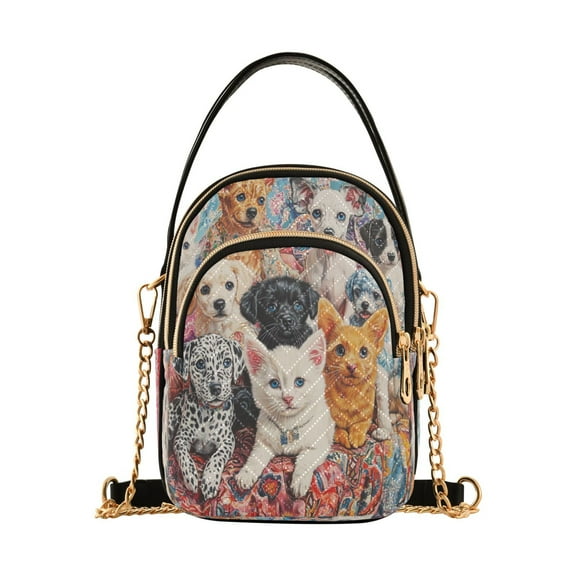 Cross Body Fashion Shoulder Waist Purse Bags Adorable Companions Pocket Handbags