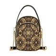 thumbnail image 1 of Cross Body Fashion Shoulder Waist Purse Bags Amber Mosaic Pocket Handbags, 1 of 7