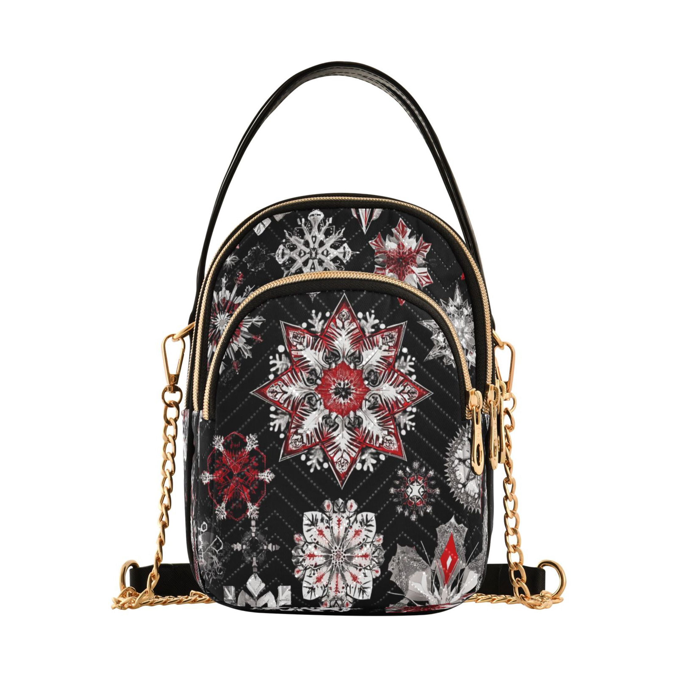 Cross Body Fashion Shoulder Waist Purse Bags Bold Red and Black ...