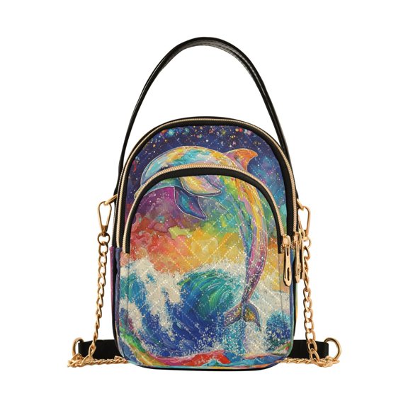 Cross Body Fashion Shoulder Waist Purse Bags Cosmic Splash Pocket Handbags
