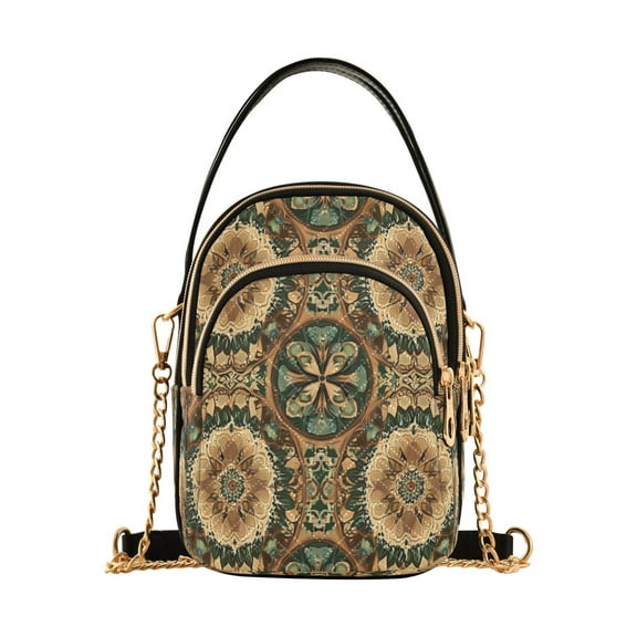 Cross Body Fashion Shoulder Waist Purse Bags Floral Harmony Pocket Handbags