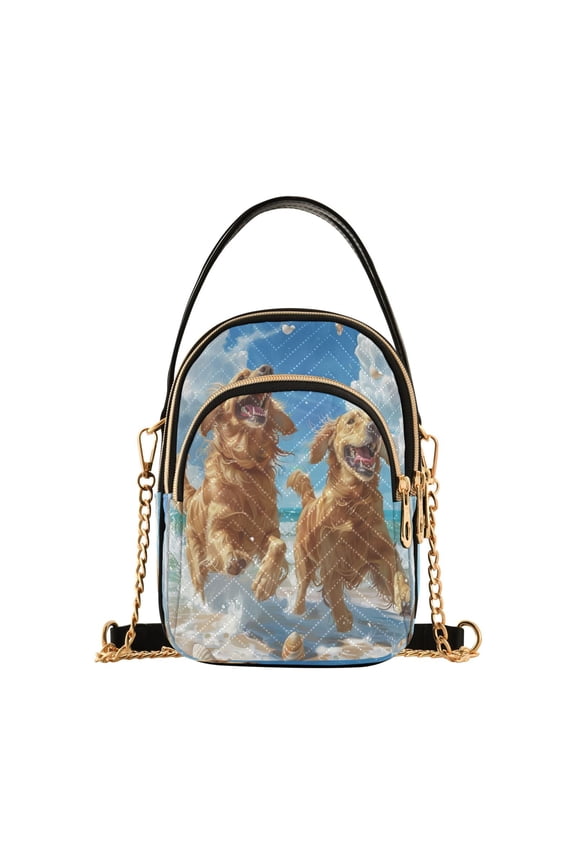 Cross Body Fashion Shoulder Waist Purse Bags Joyful Goldens Making Waves Pocket Handbags