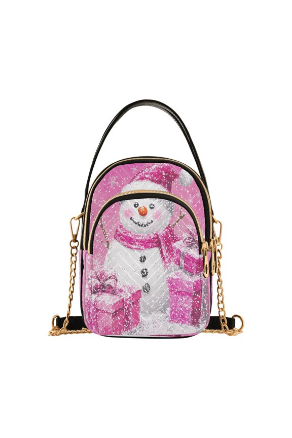 Cross Body Fashion Shoulder Waist Purse Bags Pink Frosty Cheer Pocket Handbags