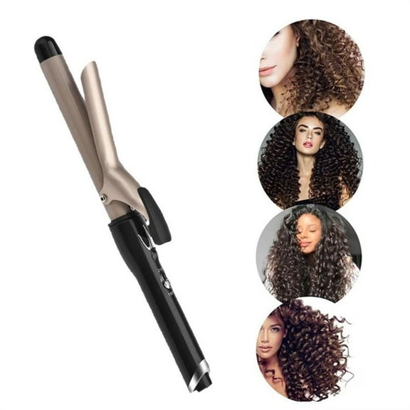 Cross-Border Curling Iron Non-Damaging Egg Roll Inner Buckle Pear Flower Head Air Bangs Curling Wand Large Curl Hair Iron