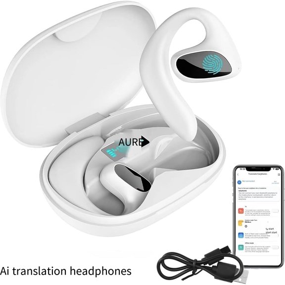 2026 New Model Ear-Hook Type Headphones with Lifetime Free Translation and Ultra-Long Battery Life