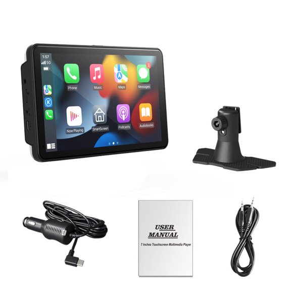 Cross-Border New Arrival 7-Inch Wireless CarPlay Portable Car Navigator Multimedia Bluetooth MP5 Player