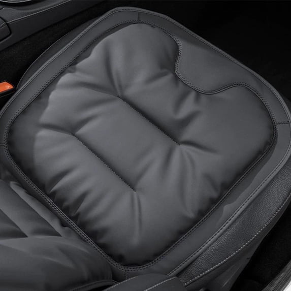 Cross-Border New Nappa Leather Car Seat Cushion, Luxury Thick Car Seat Pad, Universal for Front & Rear 5-Seat Cars