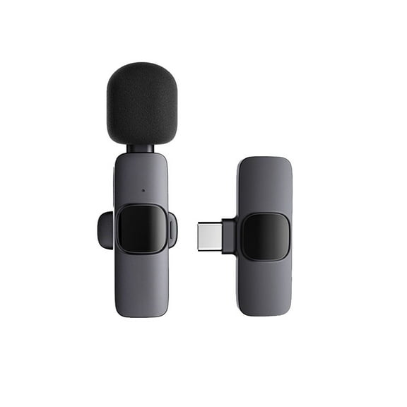 Cross-Border Supply in Stock K9 Mobile Live Streaming Noise Reduction Microphone Vlog Recording and Broadcasting 2.4G Wireless Collar Clip Microphone