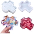 thumbnail image 1 of Cross Box Silicone Resin Molds Storage Mold for Epoxy Resin Clay Candle DIY Making Decorations Placement Storage, 1 of 6