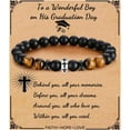 thumbnail image 1 of Cross Bracelet for Men Son Brother Boyfriend Father Dad Husband Father's Day Birthday Christian Religious Faith Graduation Anniversary Christmas Jewelry Gift for Man, 1 of 6