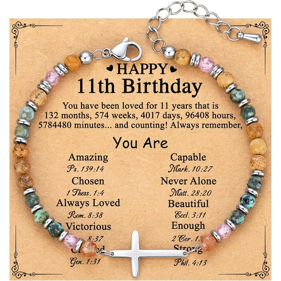 Cross Bracelet for Women Christian Gift Confirmation, Baptism, Easter Gift Birthday or Christmas Gift for Friends, Daughters, Mothers, Sisters in Christ, Nieces A Unique Gift