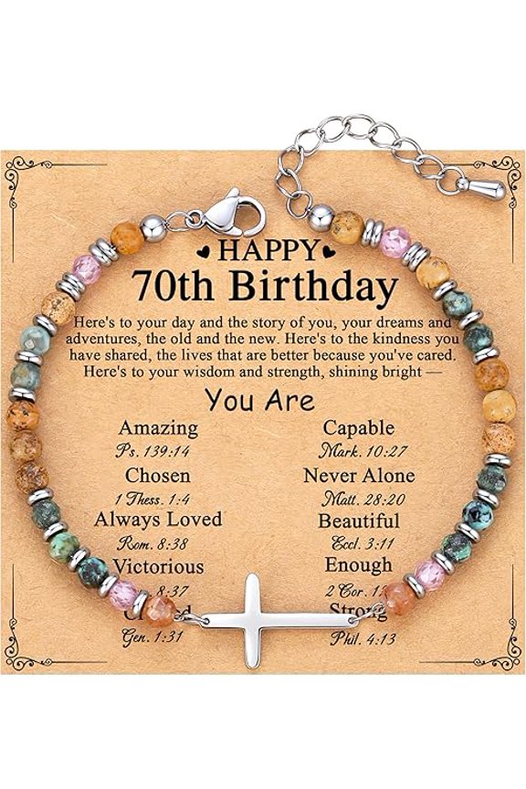 Cross Bracelet for Women Christian Gift Confirmation, Baptism, Easter Gift Birthday or Christmas Gift for Friends, Daughters, Mothers, Sisters in Christ, Nieces A Unique Gift