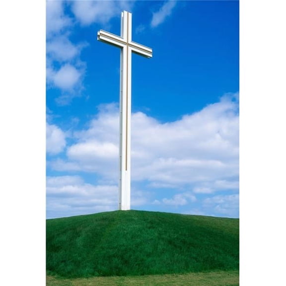 Cross Built for The Late Pope John Paul Ii Papal Cross Phoenix Park Dublin Co Dublin Ireland Poster Print by The Irish Image Collection, 12 x 18
