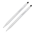 thumbnail image 1 of Cross Classic Century Refillable Medium Ballpoint Pen And 0.7mm Pencil Set, Includes Premium Gift Box - Lustrous Chrome, 1 of 7
