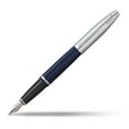 thumbnail image 1 of Cross Calais Chrome and Blue Lacquer Medium Nib Fountain Pen, 1 of 7