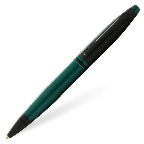 Cross Calais Matte Green and Black Lacquer Ballpoint Pen