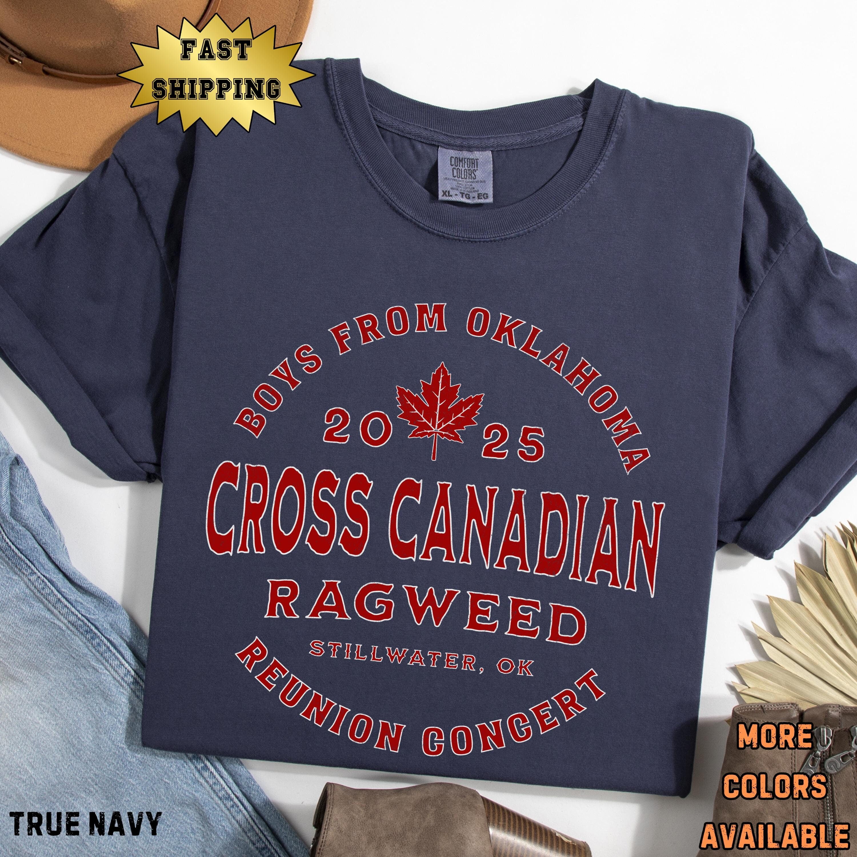 Cross Canadian Rag Shirt, , Rag Reunion Concert 2025, Red Dirt Music
