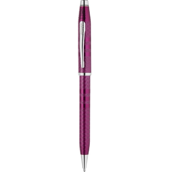 Cross Century® II Midnight Plum with Polished Chrome Appointments and Stainless Steel Chrome-Plated Fine Nib Fountain Pen