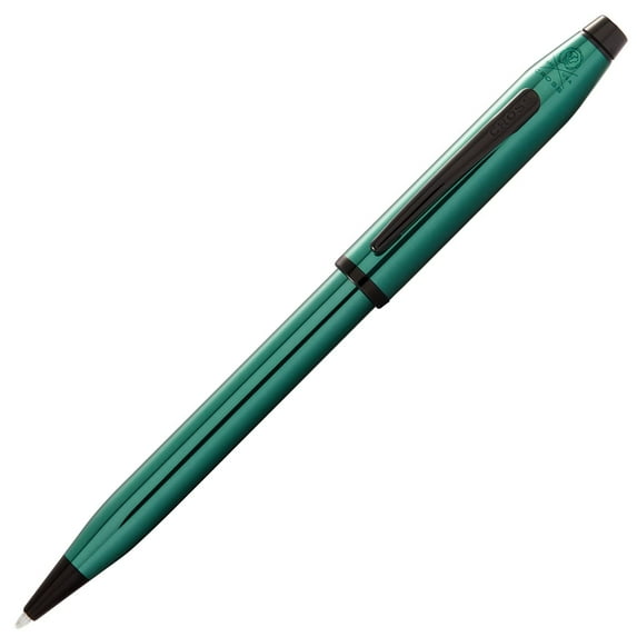 Cross Century® II Translucent Green Lacquer with Polished Black PVD Appointments Ballpoint Pen