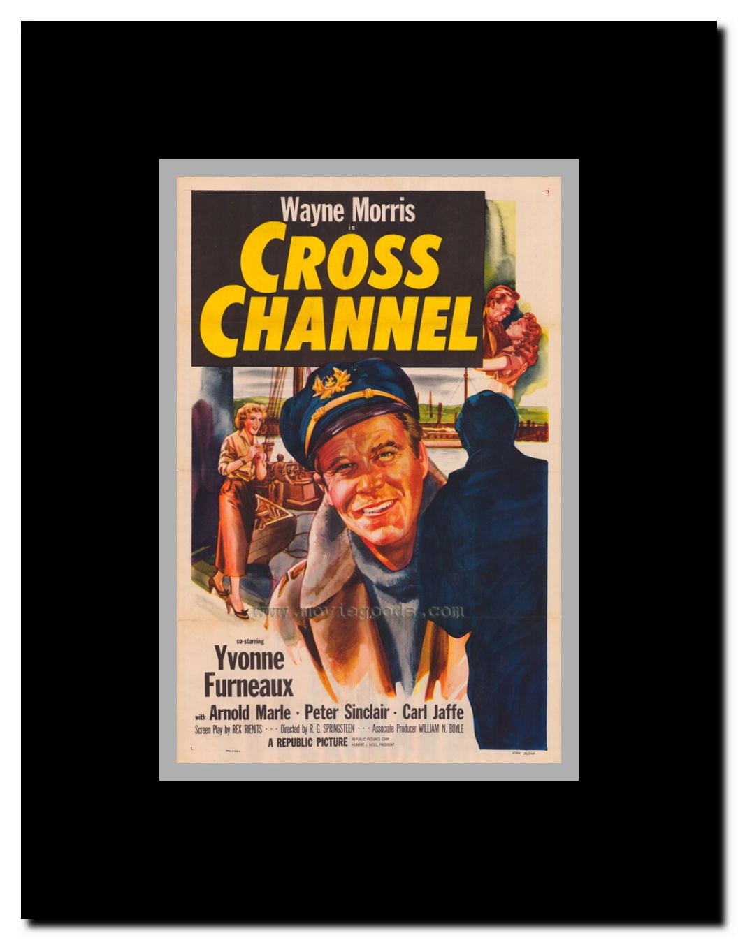 Cross Channel Framed Movie Poster