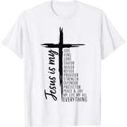 Cross Christian Christ Jesus Is My God King Lord And Savior T-Shirt TShirt
