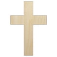 thumbnail image 1 of Cross Christian Church Religion Wood Shape Unfinished Piece Cutout Craft DIY Projects - 6.25 Inch Size - 1/4 Inch Thick, 1 of 7