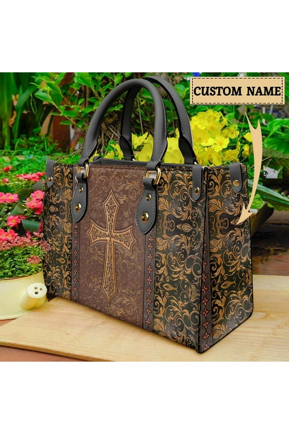 Cross Christian Portable Bible Bags Crossbody Business Travel Faith Hope Love Lord Totes for Women Ladies Shoulder Bag