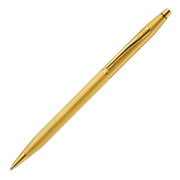 Cross Classic Century® Polished 23KT Gold-plated Engraved Diamond Pattern with 23KT Gold-plated Appointments Ballpoint Pen