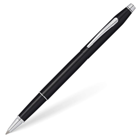 Cross Classic Century Refillable Gel Ink Rollerball Pen, Fine Rollerball, Includes Premium Gift Box - Black Lacquer