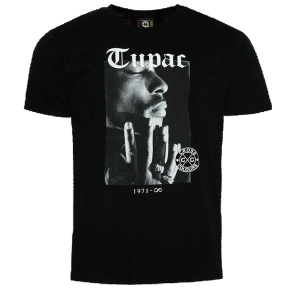 Men's Black Meditation T-Shirt Poetic Justice (Small)