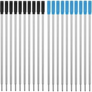 Cross Compatible Ballpoint Pen Refills 20 Pack, 1.0mm Medium Point- Smooth Writing Replaceable German Ink Refill