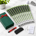 Cross Corded Natrual Rubber Golf Grips 13 Pack Rib Improved Control ...