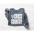 thumbnail image 1 of Cross Country Crewneck Sweatshirt, XC Cross Country Sport Sweater for Women and Men, Unisex TSHIRT All Size S-5XL, 1 of 5