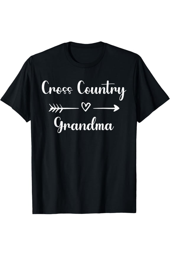 Cross Country Grandma Nana XC Sport Lover Mothers Day Gift T-Shirt tee