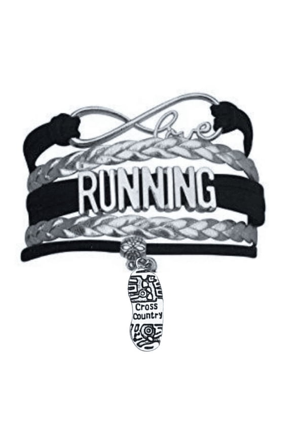 Cross Country Infinity Runner Bracelet