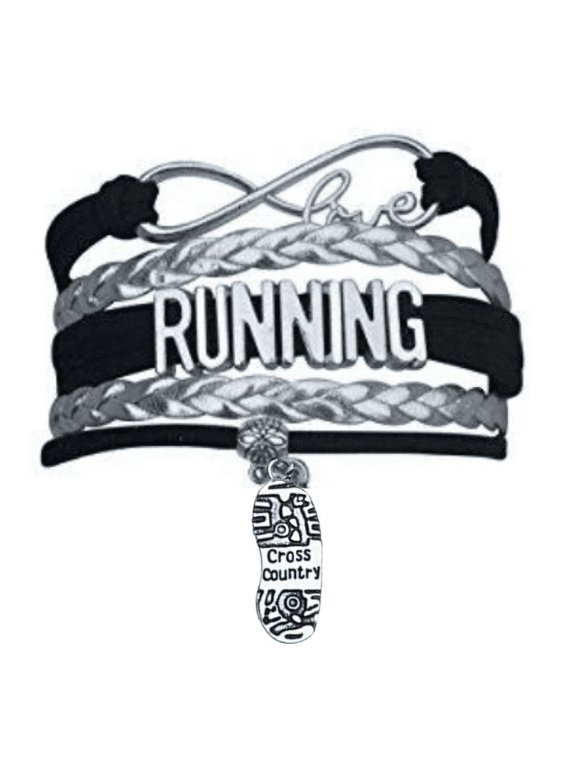 Cross Country Infinity Runner Bracelet