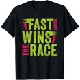 thumbnail image 1 of Cross Country Saying Fast Wins The Race Gift for XC Runner T-Shirt, 1 of 4