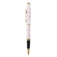 thumbnail image 1 of Cross Coventry Cherry Blossom Pearl White Lacquer Sakura Pink Screenprint with Polished Gold Tone Appointments and Medium Nib Fountain Pen, 1 of 5