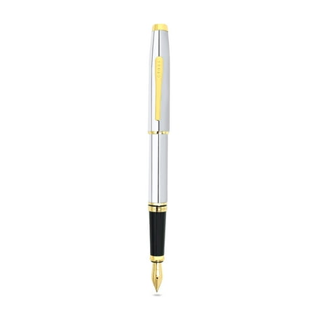 Cross Coventry Polished Chrome with Gold-Tone Fine Nib Fountain Pen