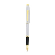 Cross Coventry Polished Chrome with Gold-Tone Fine Nib Fountain Pen