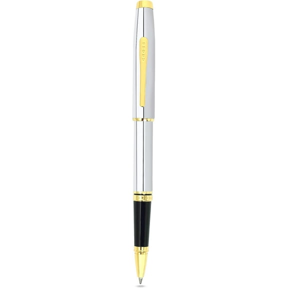 Cross Coventry Polished Chrome with Gold-Tone Rollerball Pen