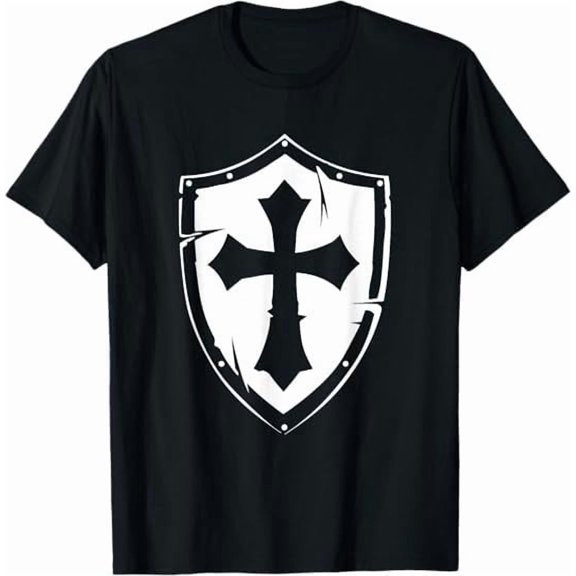 Cross Crusader Knights Templar Shield Best Design Versatile Look For Everyday Events T-Shirt, Size S-5XL
