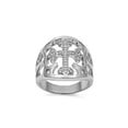 thumbnail image 1 of Cross Cubic Zirconia Ring Sterling Silver 925 Size 10, 1 of 2