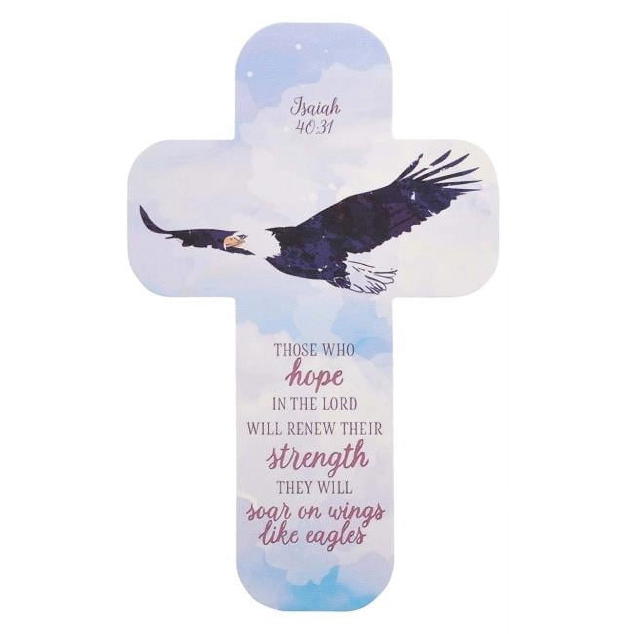 Cross Eagles Wings Isaiah 40-31 Bookmark - Pack of 12