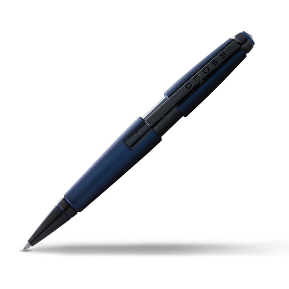 Cross Edge Matte Blue Lacquer Gel Rollerball Pen