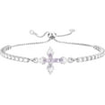 thumbnail image 1 of Cross Fashion Adjustable Bracelet for Women, Christian Jewelry Gift for Believers, 1 of 6